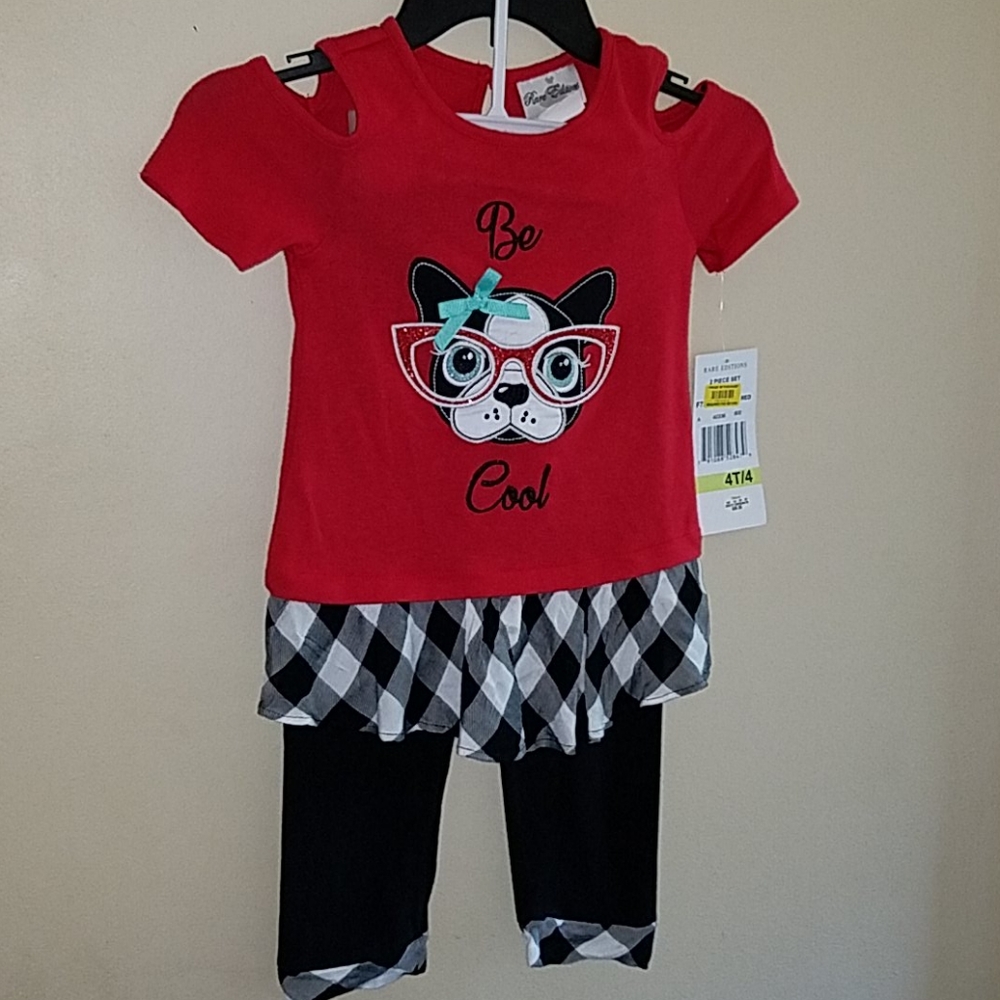 Toddler girl's 2 piece outfit